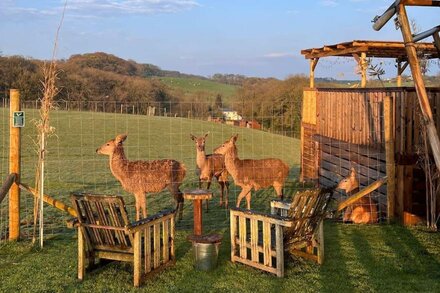 Luxury Safari Lodge surrounded by deer!! 'Fallow'