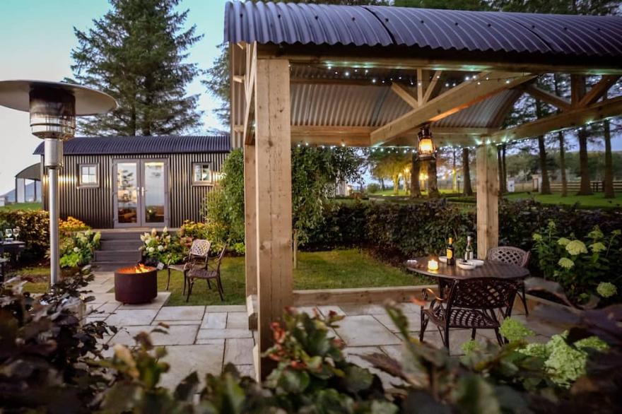 Reset surrounded by nature in one of our 4 Shepherds Huts at Ballyness