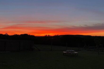 Crooked Oaks Bell Tent Glamping in North Devon