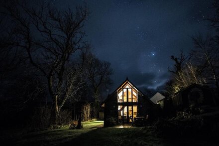 Detached Barn Conversion near Cambrian Mountain village