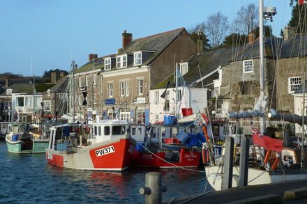 Luxury, romantic Cottage for 2 Nr Padstow with pretty garden and lovely views