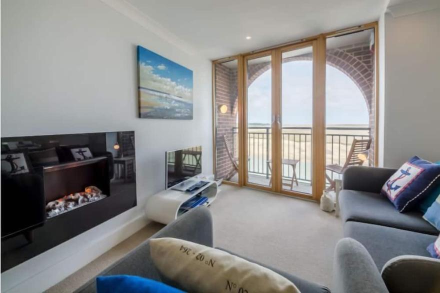 Quayside Lookout boasts one of the best views in Wells-next-the-Sea.