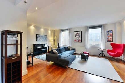 Large, sunny, modern flat near Piccadilly Circus