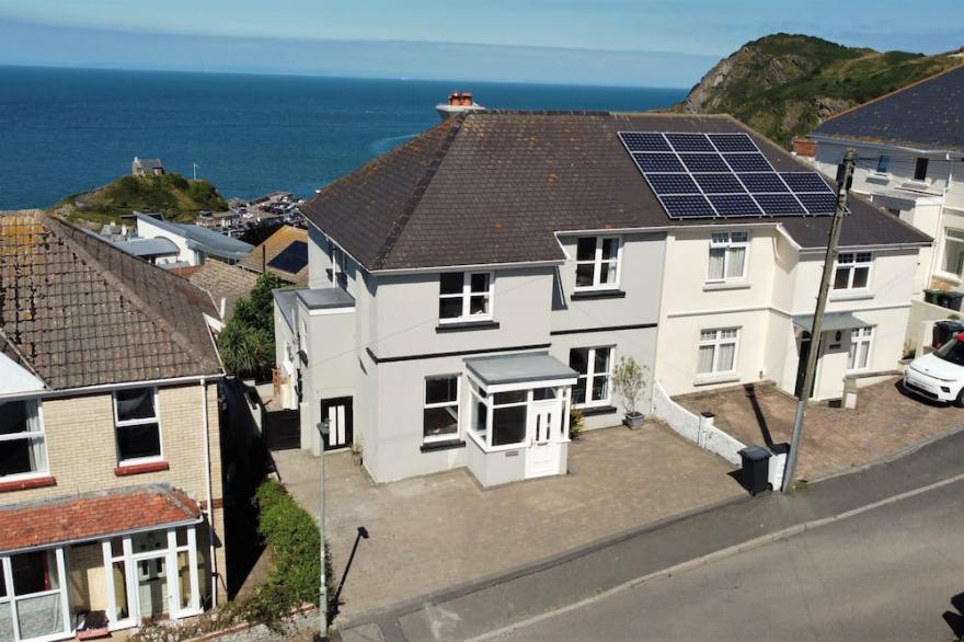 House by the sea with stunning sea views