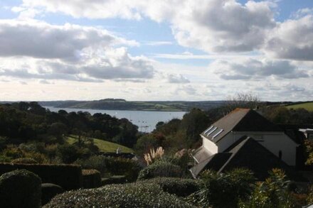 Pentref is a detached house in St Just in Roseland with beautiful views