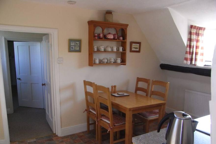 Housekeepers, sleeps 4/5, characterful, beamed property near the Quantock Hills.