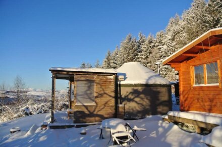 Greener Glamping Mountain Yurt North Wales - Sleeps 4 - Pet and Child Friendly