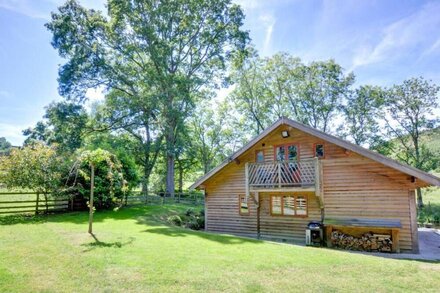 Derw Lodge in the beautiful Caersws