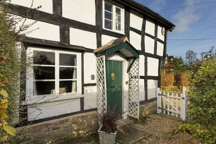 A pet friendly, character cottage, sleeping four. On Herefordshire's Black and White Village Trail.