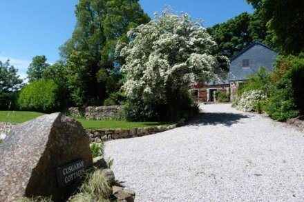 One of two charming cottages located within the grounds of Cusgarne House.