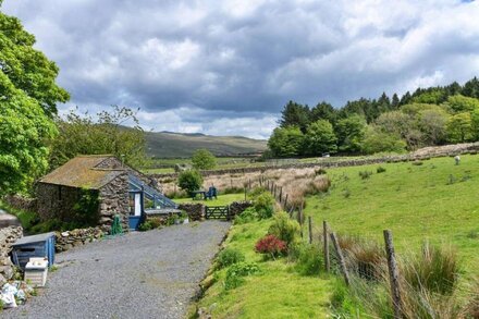 A detached studio accommodation for two with stunning views.