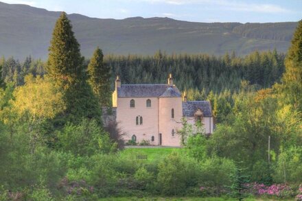 16th Century Scottish Castle in Trossachs National Park near Loch Lomond