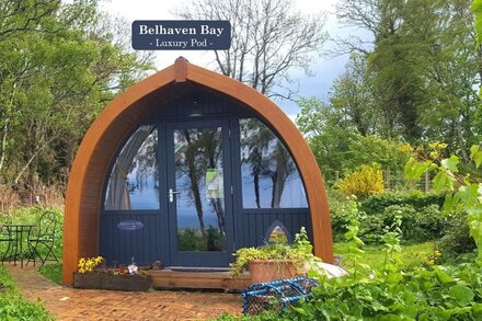 Belhaven Bay Pod - Luxury Double Bed - Sea View