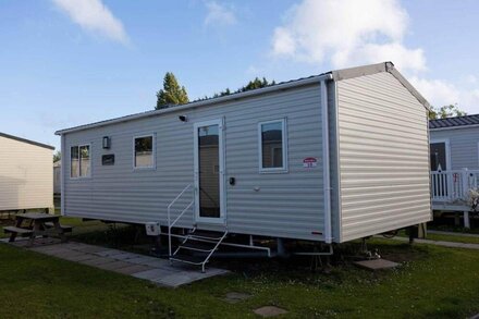 Dandelion dog friendly caravan on Rockley Park, Poole.