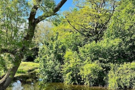 Romantic Riverside En-suite Cabin with Private Hot Tub