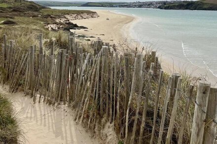 Clifftop property overlooking Polzeath Beach