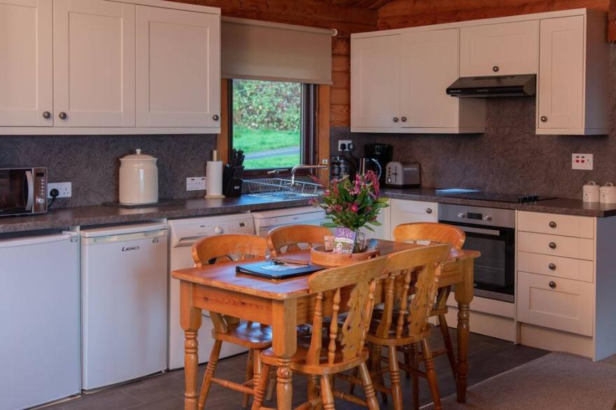 Keppoch Lodge  -  A Cabin That Sleeps 4 Guests  In 2 Bedrooms