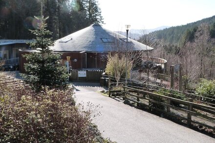 Norwegian log cabin Snowdonia National Park