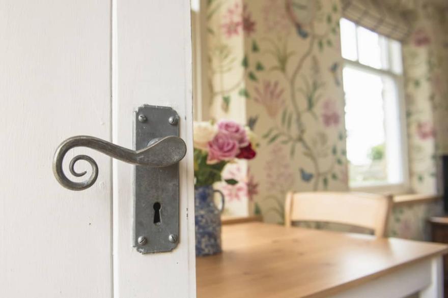 Once the old calf-house, this charming semi-detached traditional Yorkshire stone barn conversion is