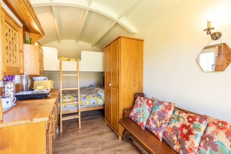 Romney Shepherd Hut | a fantastic destination for glamping holiday-makers
