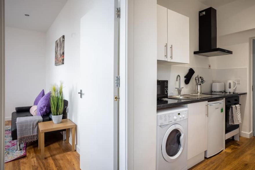 Spacious apartment offers comfort of your own home in the heart of Wakefield .