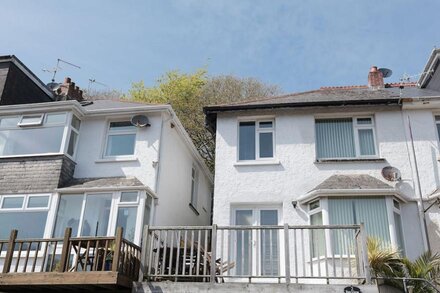 Stylish family house with superb views to the sea.