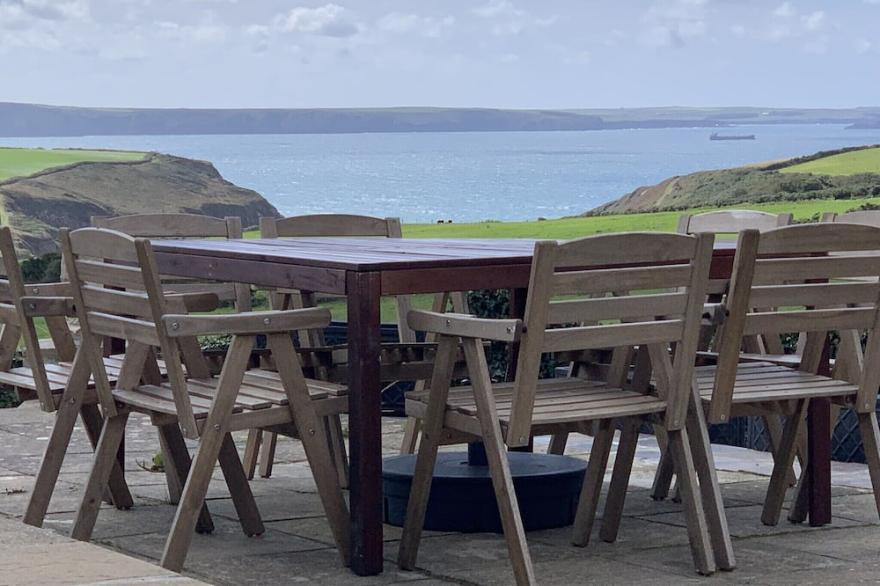 Recently refurbished with Sea views, secluded location and self contained garden