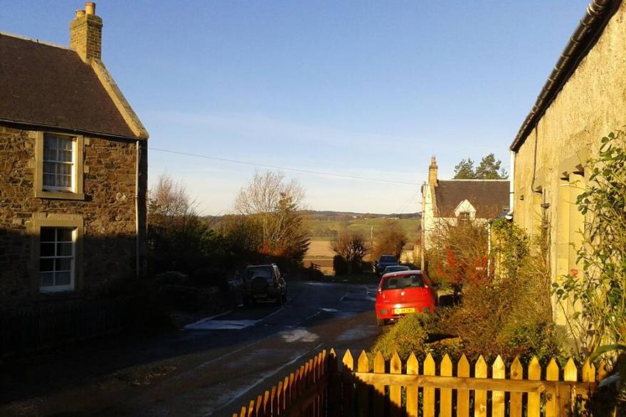 A cosy holiday cottage in Morebattle, near Kelso.