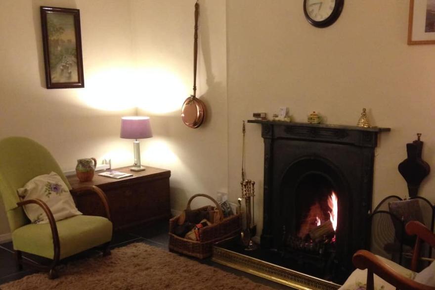 A cosy holiday cottage in Morebattle, near Kelso.