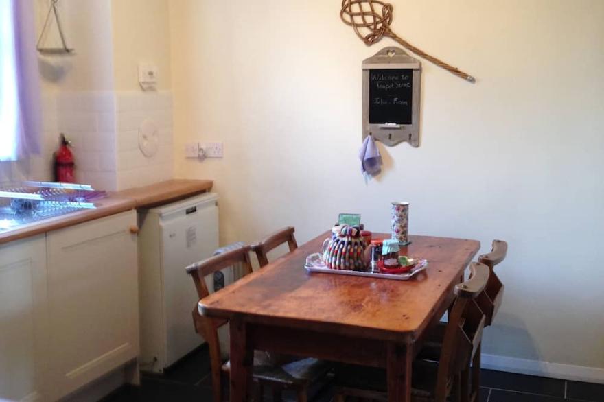A cosy holiday cottage in Morebattle, near Kelso.