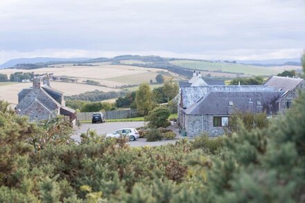 Stunning quiet location with views across the Moray Firth home to dolphins.