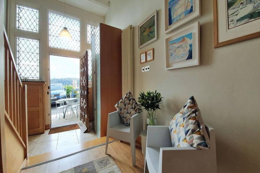 Iconic Dartmouth House with Enchanting Garden